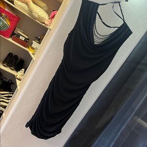 Elegant Black Sleeveless Dress